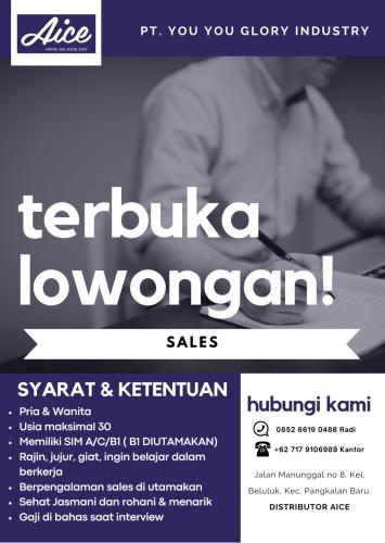 info Loker SALES-Distributor es Aice