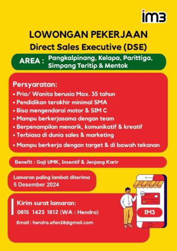 info Loker Direct Sales Executive-im3