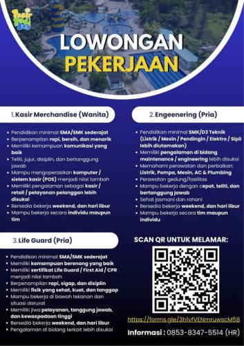 info Loker PASIR PADI BAY-Pangkalpinang