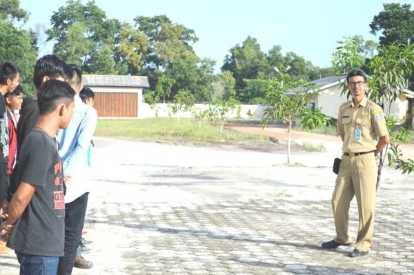 Briefing dari Kasi Pelatihan Sertifikasi dan Pemagangan