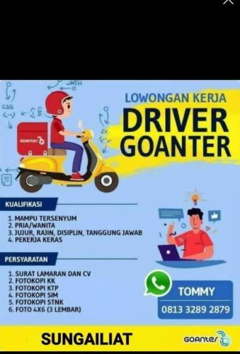 info Loker Driver Goanter @Sungailiat