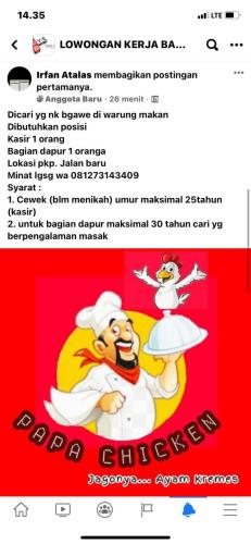 info Loker Kasir @jalan baru-Pangkalpinang