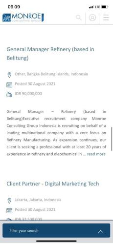 info Loker General  Manager Refinery-Belitung