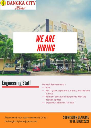 info Loker Engineering Staff @bangkacityhotel-Pangkalpinang