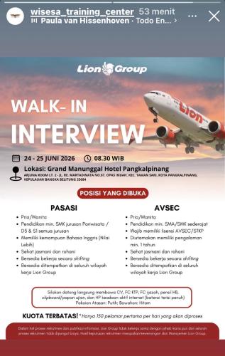 info Loker WISESA TRAINNING CENTER