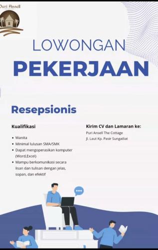 info Loker Resepsionis-PURI ANSELL-Bangka/SungaiLiat
