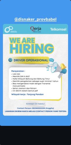 info Loker PT MITRA CIPTA TEKNOLOGI-Belitung