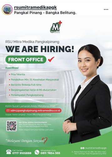 info Loker RSU MITRA MEDIKA Pangkalpinang
