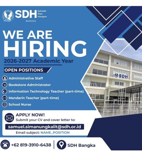 info Loker SEKOLAH DIAN HARAPAN-Bangka