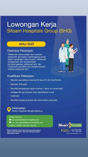 info Loker AHLI GIZI-Siloam Hospital Group-Bangka