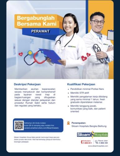 info Loker Perawat-Siloam Hospital Bangka Belitung