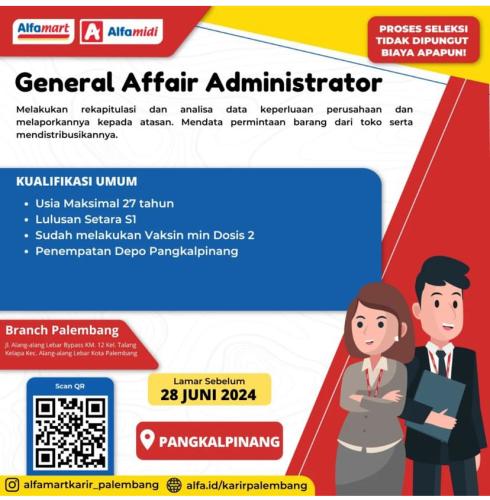 info Loker General Affair Administrator-PT Sumber Alfaria Trijaya.Tbk