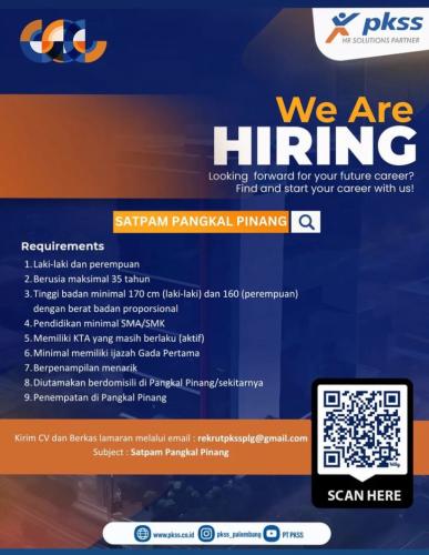 info Loker Satpam Pangkalpinang