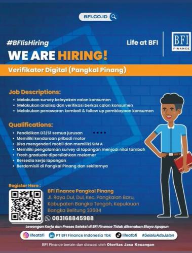 info Loker Verifikator Digital-BFI Finance Pangkalpinang