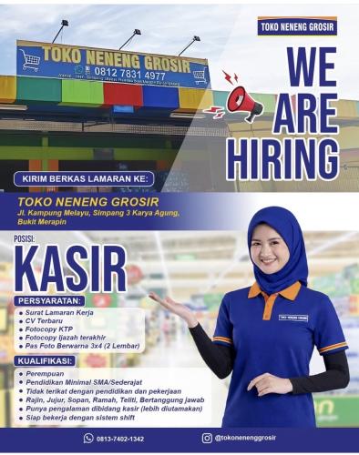 info Loker Pramuniaga &  Kasir -SEPERADIK MART Pangkalpinang