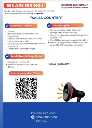 info Loker SUMBER JADI YAMAHA GROUP-Bangka Belitung