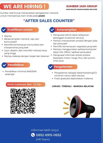 info Loker SUMBER JADI GROUP-Bangka Belitung