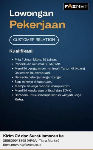 info Loker PT Mitra Lintas Multimedia-Pangkalpinang