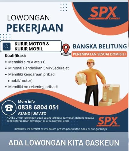 info Loker SPX EXPRESS-Bangka Belitung