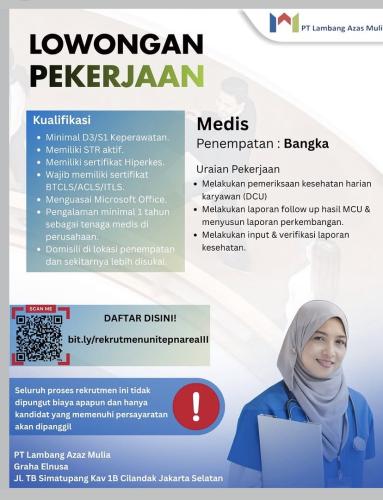 info Loker PT LAMBANG AZAS MULIA-Pangkalpinang & Belitung