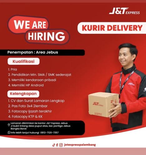 info Loker Kurir Delivery-J&T EXPRESS Pangkalpinang