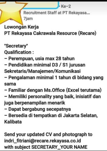 Lowongan pekerjaan