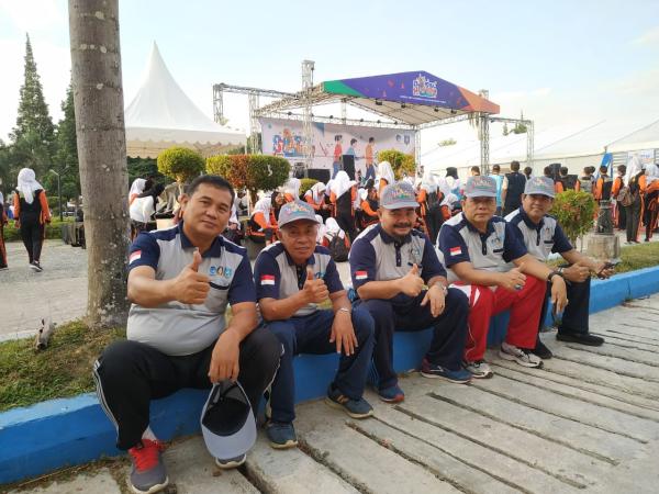 H.Patriadie,Kadisnaker Babel Hadiri #SAIK2019 Babel beserta jajaran Disnaker/Pejabat,staf & Honorer