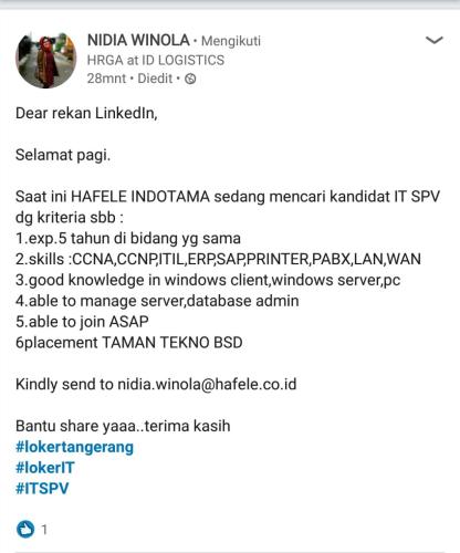 info kerja