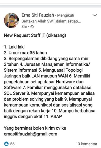 info kerja