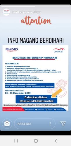 info magang