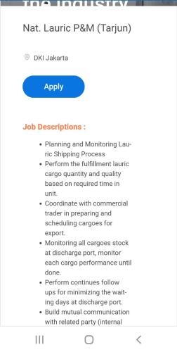 info lowongan calon pekerja