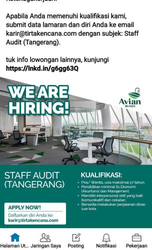 info lowongan calon pekerja