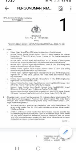info lowongan calon pekerja