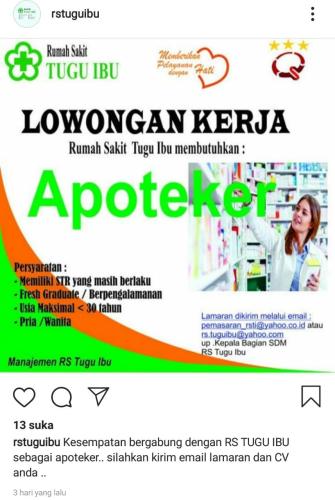 info lowongan calon pekerja