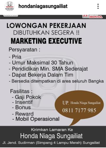 info lowongan bagi calon pekerja