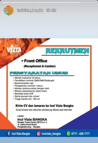 info lowongan calon pekerja