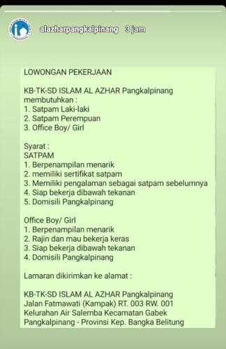 info lowongan calon pekerja