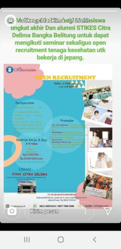 info lowongan calon pekerja