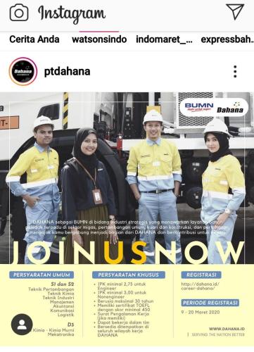 info lowongan calon pekerja