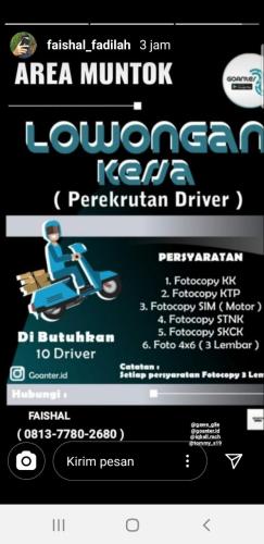 info lowongan calon pekerja