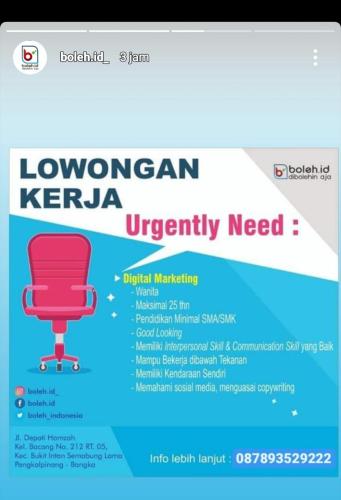 info Loker Digital Marketing @Pangkalpinang
