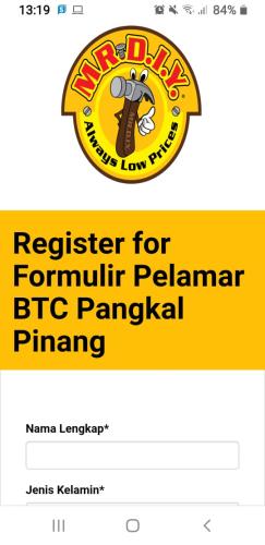 info Loker Kasir,Pramuniaga,Asst.SPV.Supervisor dan store boy @Retail MR DIY-BTC Pangkalpinang