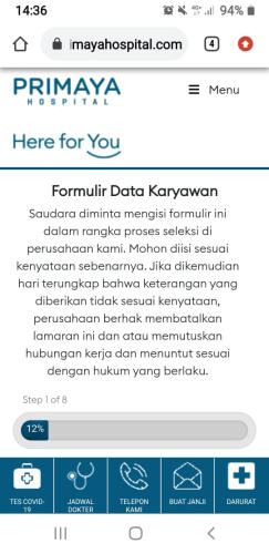 info Loker dokter umum,Koord Rekam Medis,Rekam medis,Lab,apoteker,Ass apoteker @Hospital Primaya-Bhakti WAra-Pangkalpinang