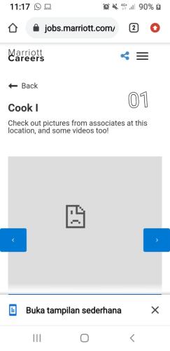 info Loker COOK 1 @Sheraton Belitung Resort-Belitung