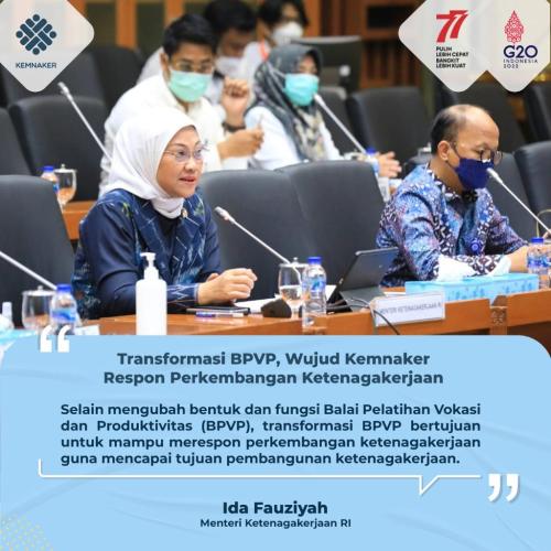 Pembinaan Instruktur dan Tenaga Pelatihan, Wujudkan SDM Pelatihan Vokasi yang Kompeten