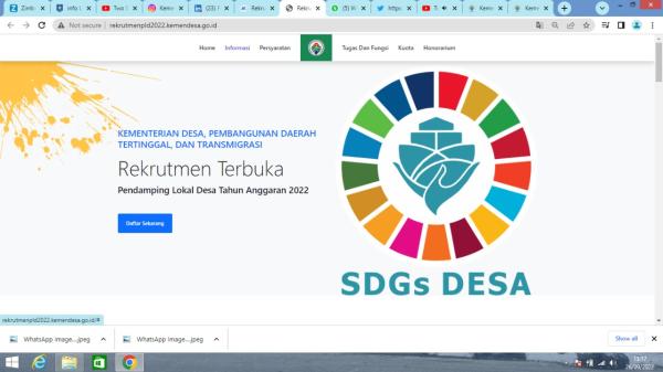 Rekrutmen Baru pendamping Lokal Desa/PLD Tahun Anggaran 2022