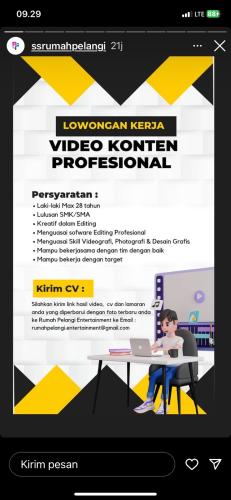 info Loker Video Konten Profesional-PT Rumah Pelangi Indonesia-Bangka Belitung
