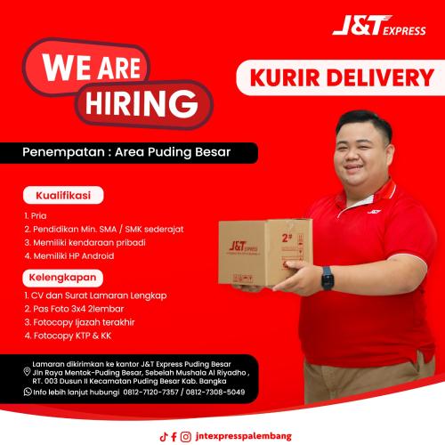info Loker Kurir Delivery-J&T Express Area Puding Besar