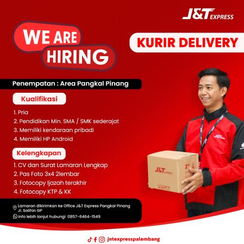 info Loker KURIR DELIVERY & Supervisor-J&T EXPRESS