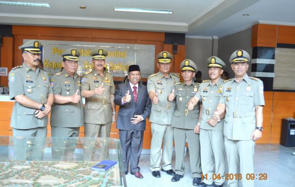 Kepala Pol PP se Kabupaten/Kota Babel